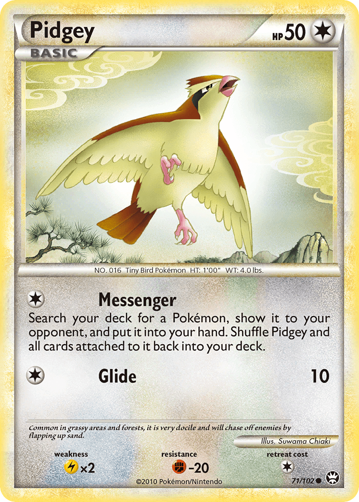 Pidgey HS—Triumphant card