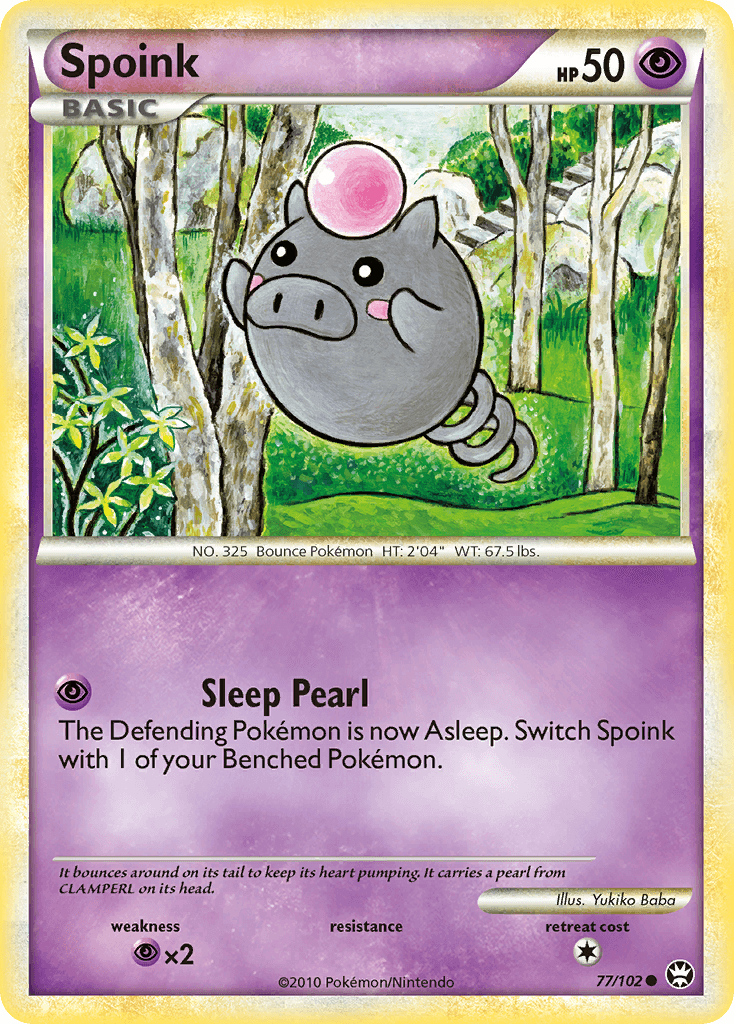 Spoink HS—Triumphant card