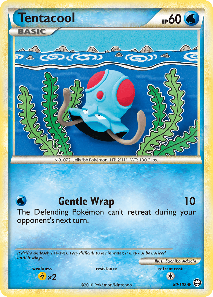 Tentacool HS—Triumphant card