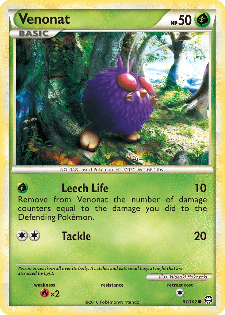 Venonat HS—Triumphant card
