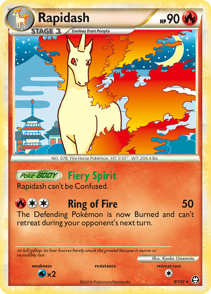 Rapidash HS—Triumphant card