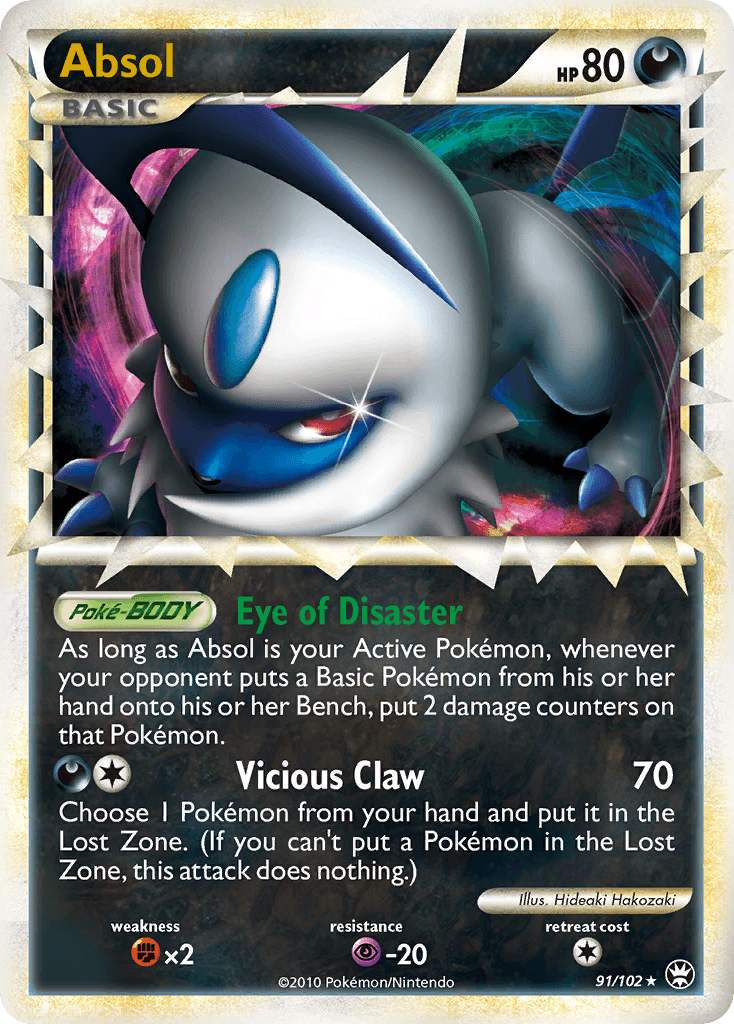Absol HS—Triumphant card