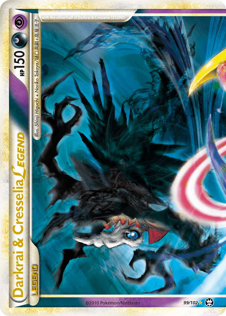 Darkrai & Cresselia LEGEND HS—Triumphant card