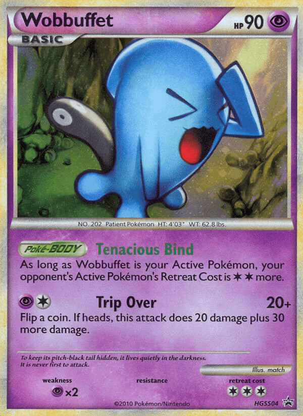 Wobbuffet HGSS Black Star Promos card