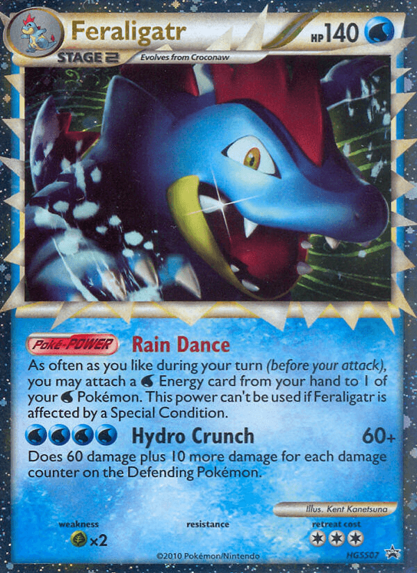 Feraligatr HGSS Black Star Promos card