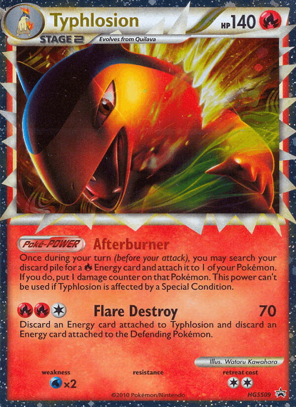 Typhlosion HGSS Black Star Promos card