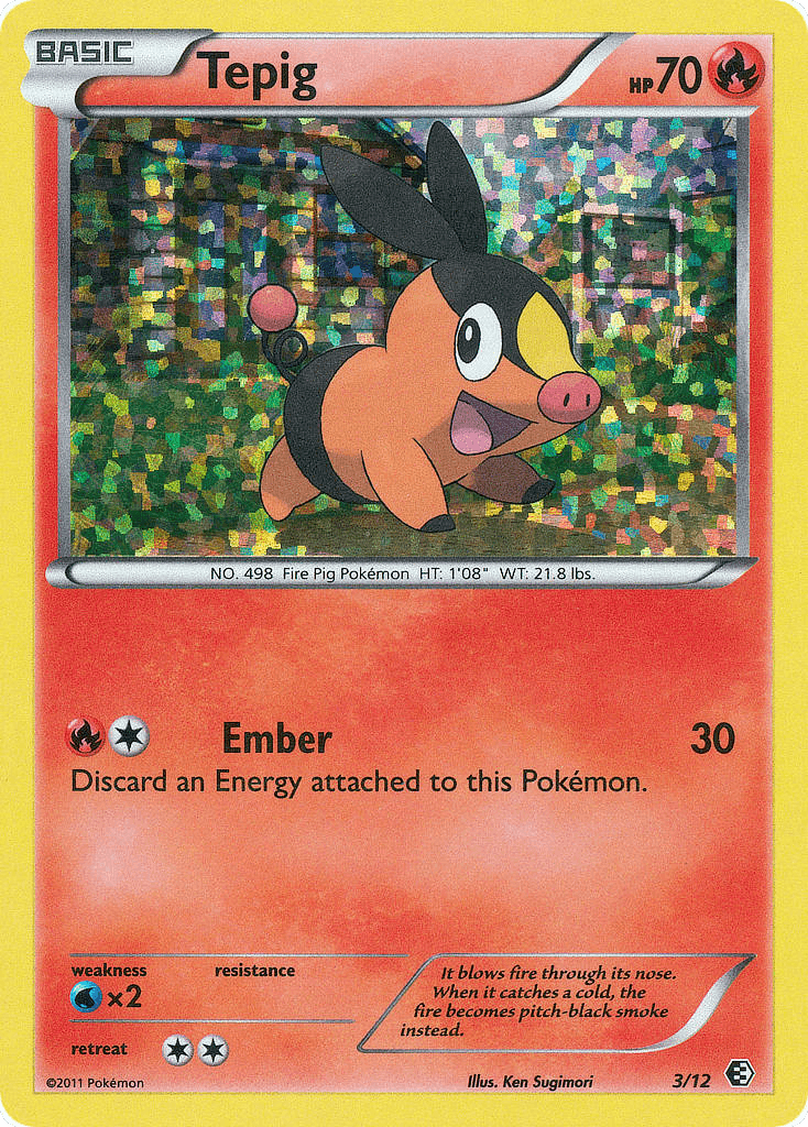 Tepig McDonald's Collection 2011 card