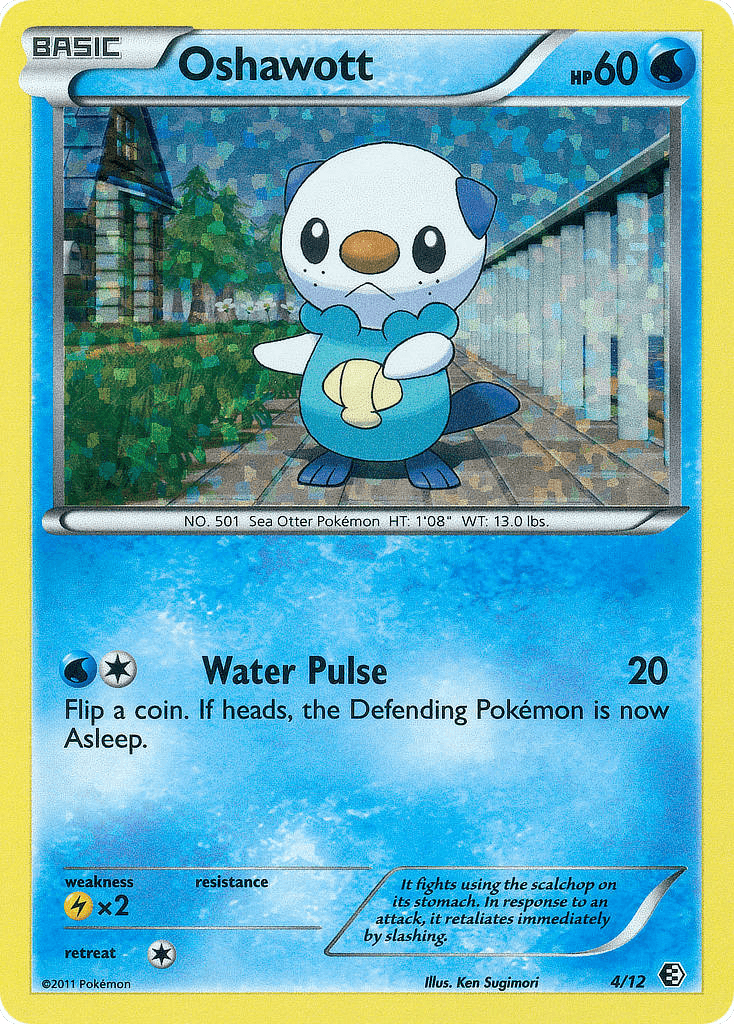 Oshawott McDonald's Collection 2011 card