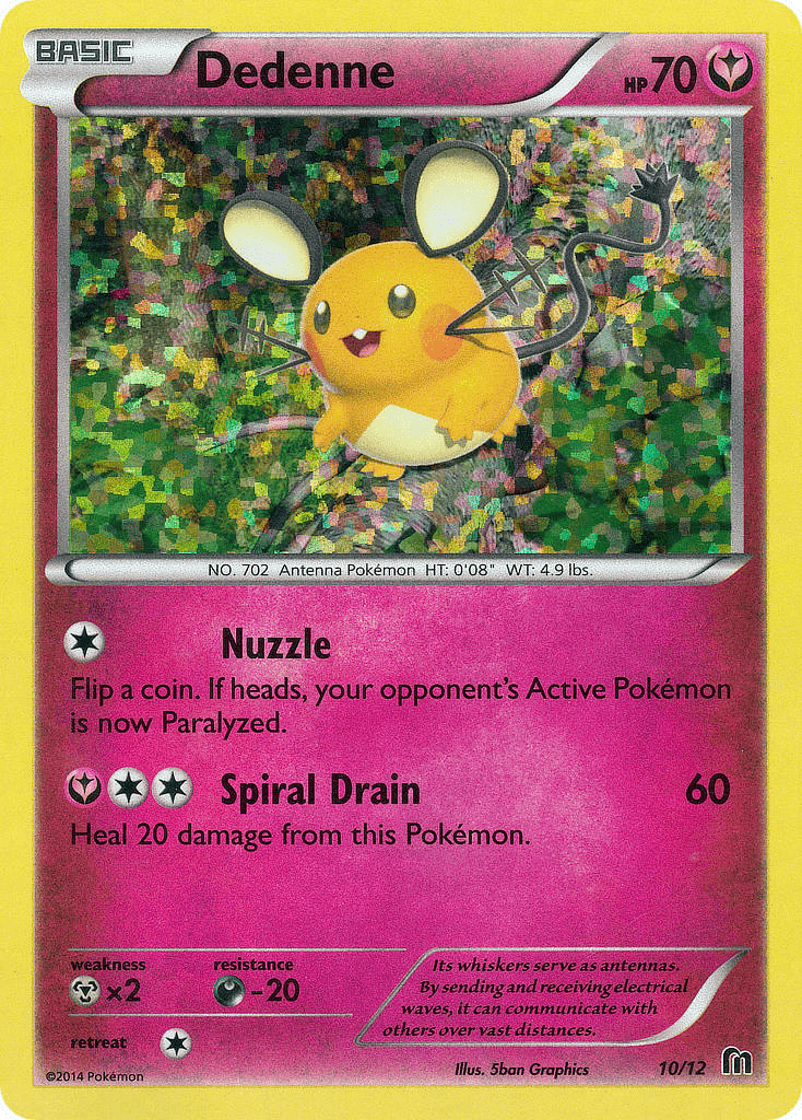 Dedenne McDonald's Collection 2016 card
