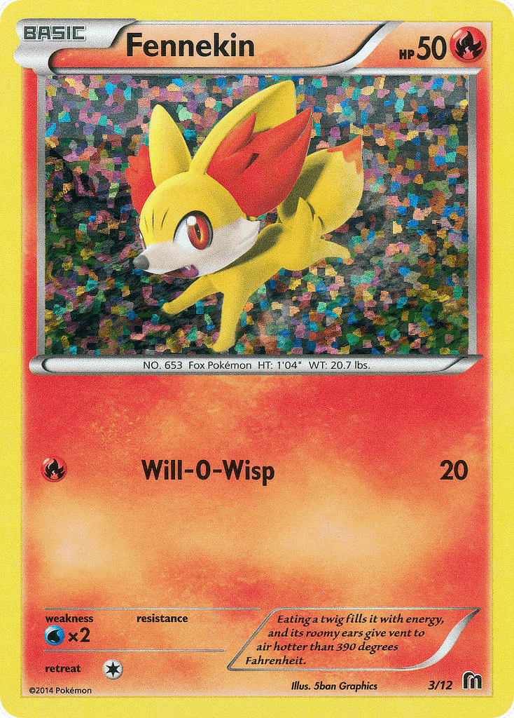 Fennekin McDonald's Collection 2016 card