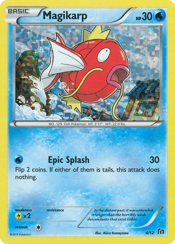 Magikarp McDonald's Collection 2016 card