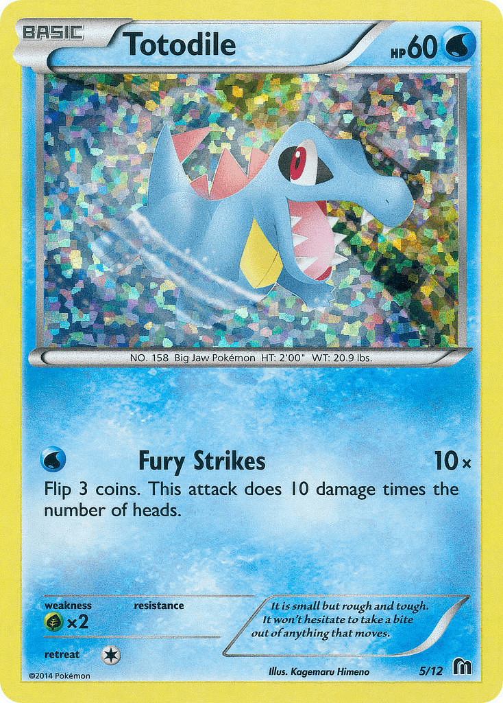 Totodile McDonald's Collection 2016 card