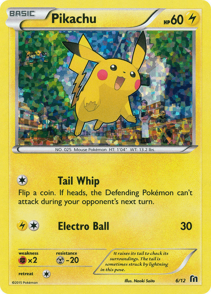 Pikachu McDonald's Collection 2016 card