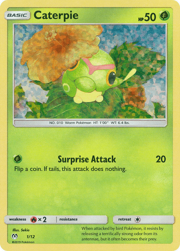 Caterpie McDonald's Collection 2019 card