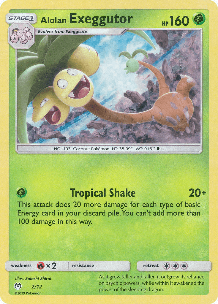 Alolan Exeggutor McDonald's Collection 2019 card
