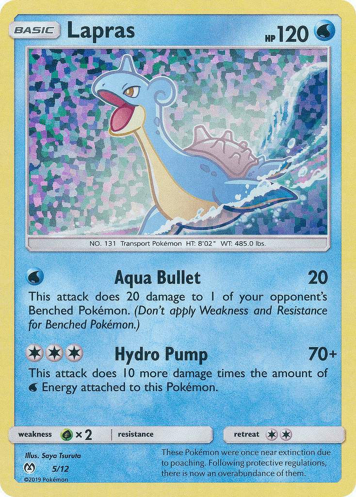 Lapras McDonald's Collection 2019 card