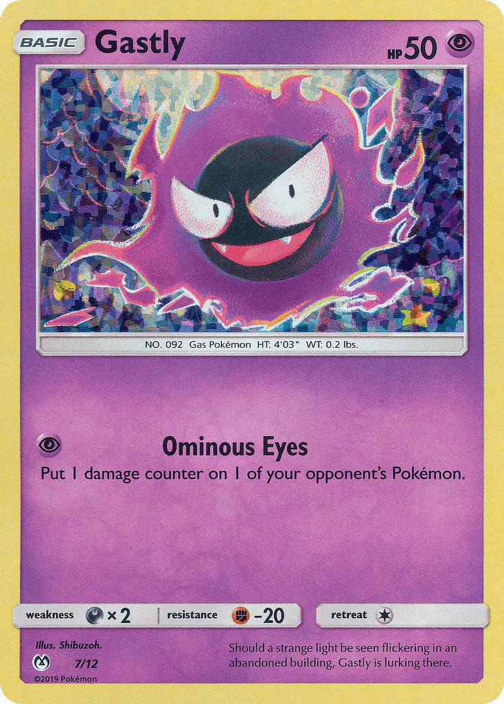 Gastly McDonald's Collection 2019 card