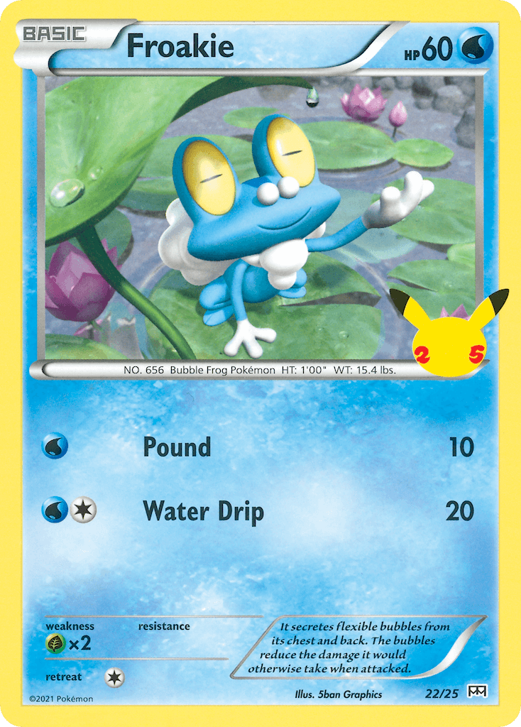 Froakie McDonald's Collection 2021 card