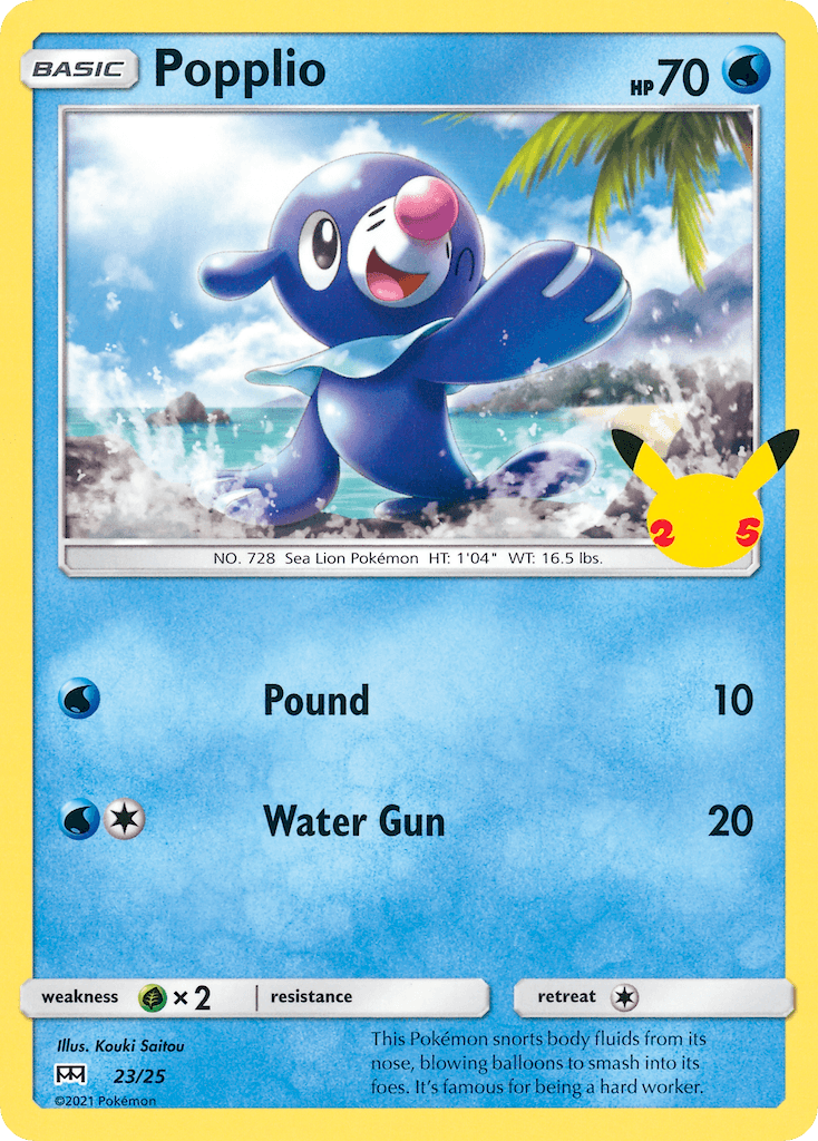 Popplio McDonald's Collection 2021 card