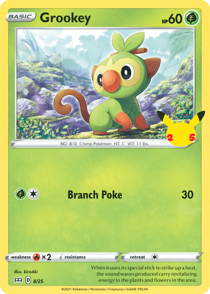 Grookey McDonald's Collection 2021 card