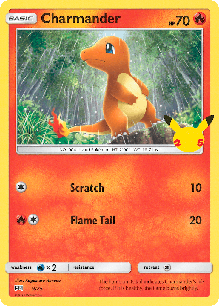 Charmander McDonald's Collection 2021 card