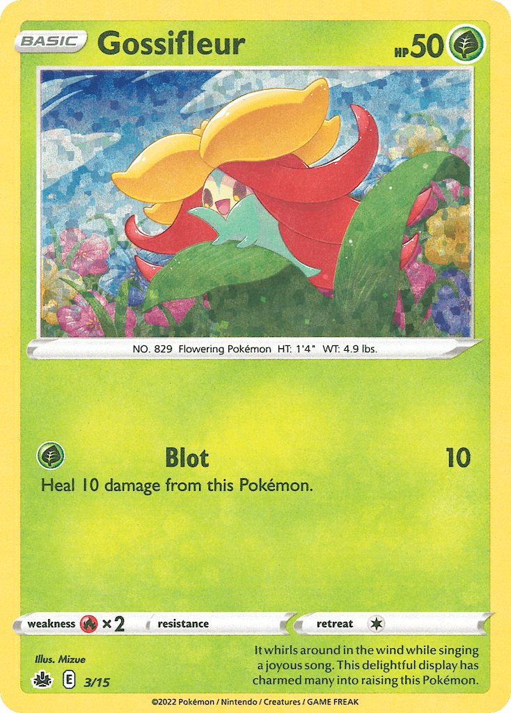 Gossifleur McDonald's Collection 2022 card