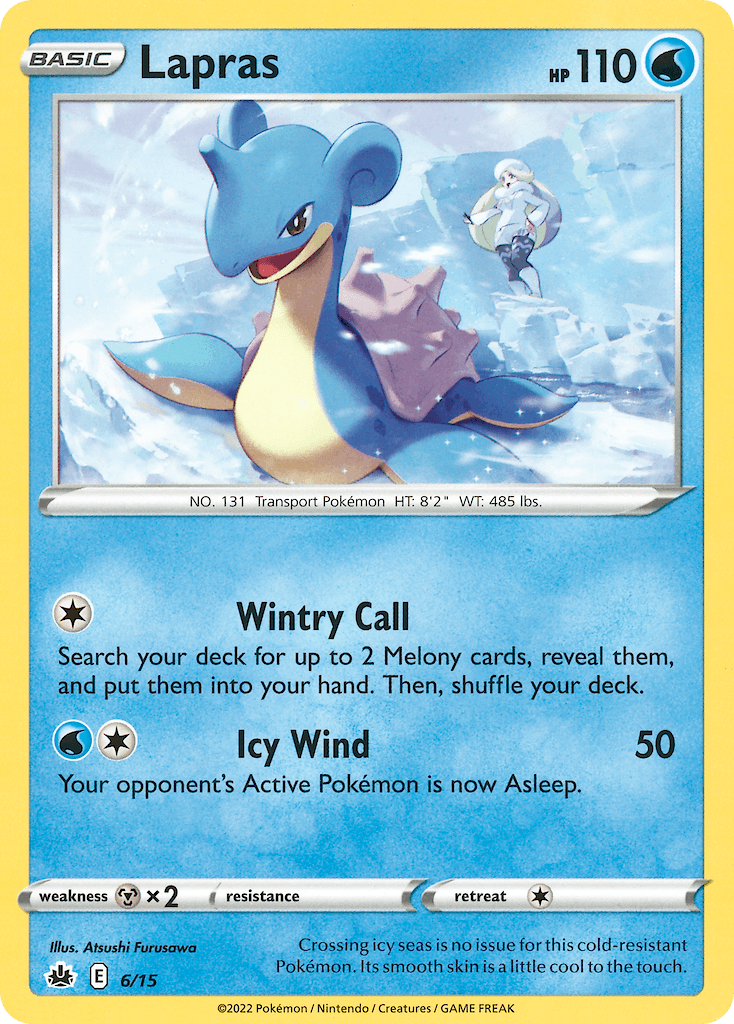 Lapras McDonald's Collection 2022 card