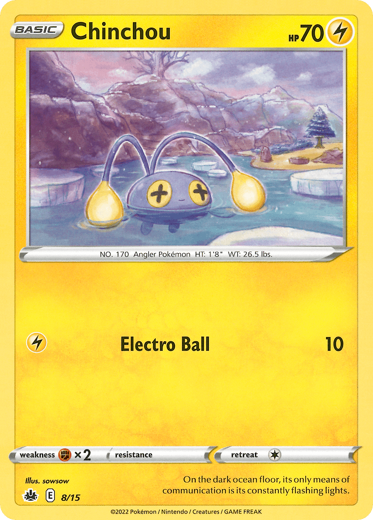 Chinchou McDonald's Collection 2022 card