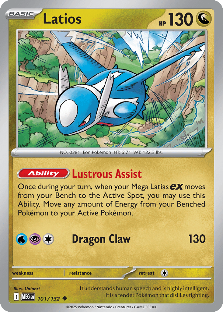 Latios Mega Evolution card