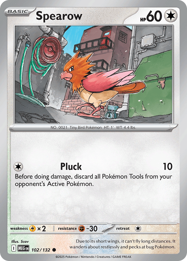 Spearow Mega Evolution card