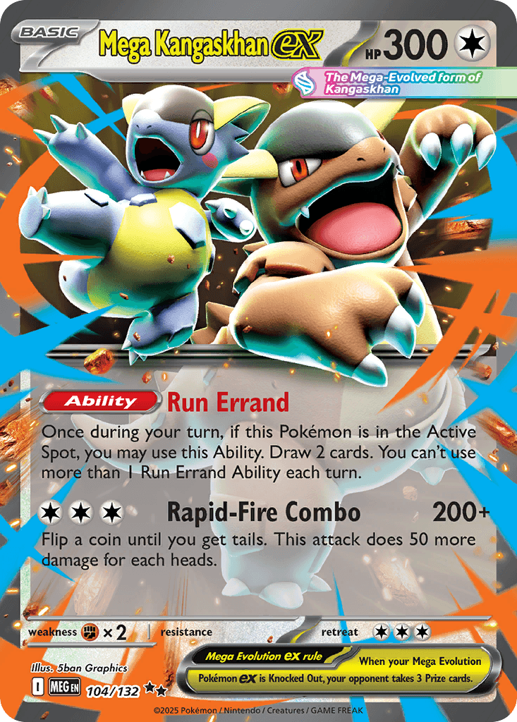 Mega Kangaskhan ex Mega Evolution card