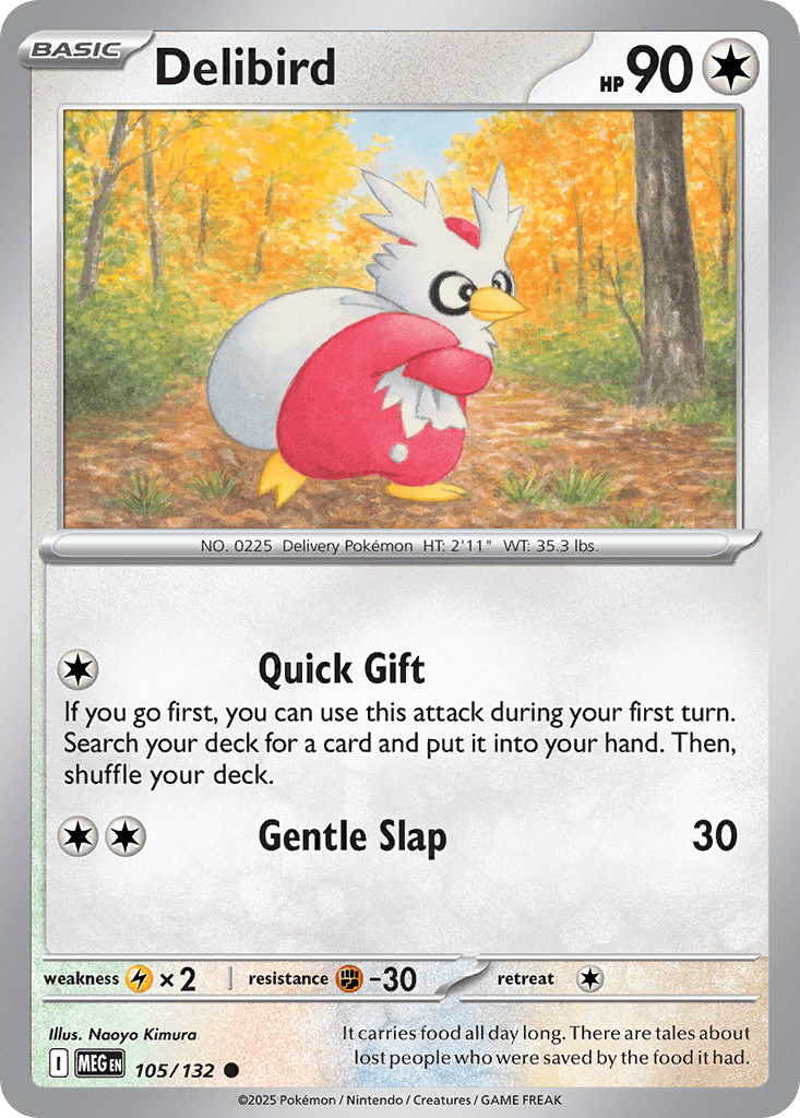 Delibird Mega Evolution card