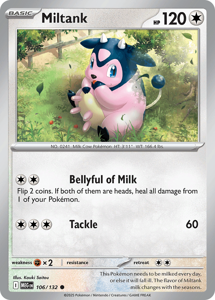 Miltank Mega Evolution card