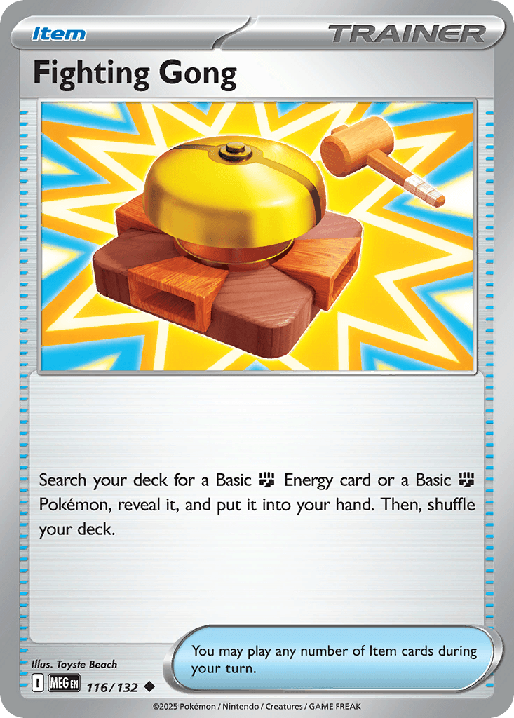 Fighting Gong Mega Evolution card