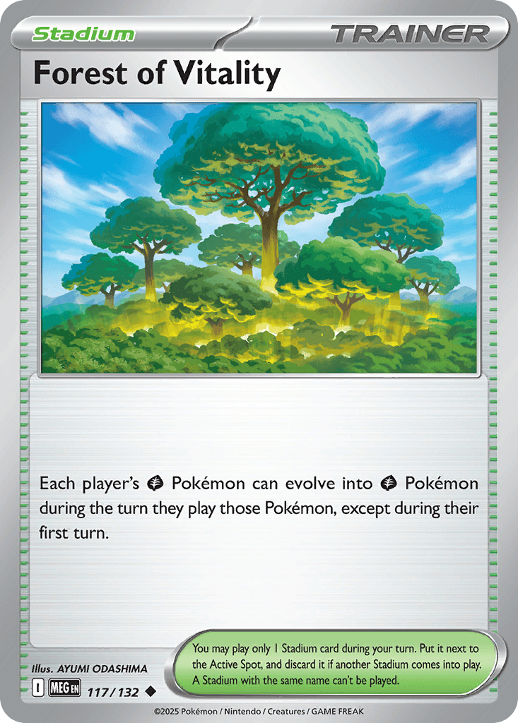Forest of Vitality Mega Evolution card