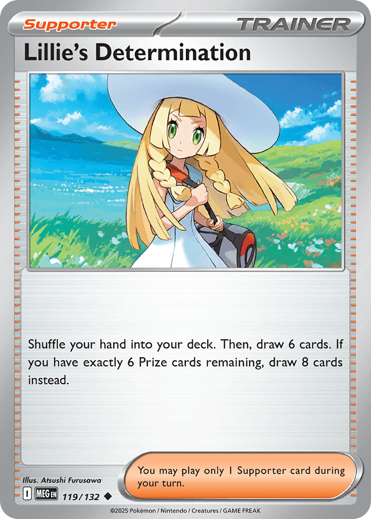 Lillie's Determination Mega Evolution card