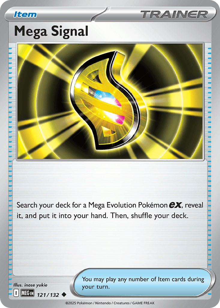 Mega Signal Mega Evolution card