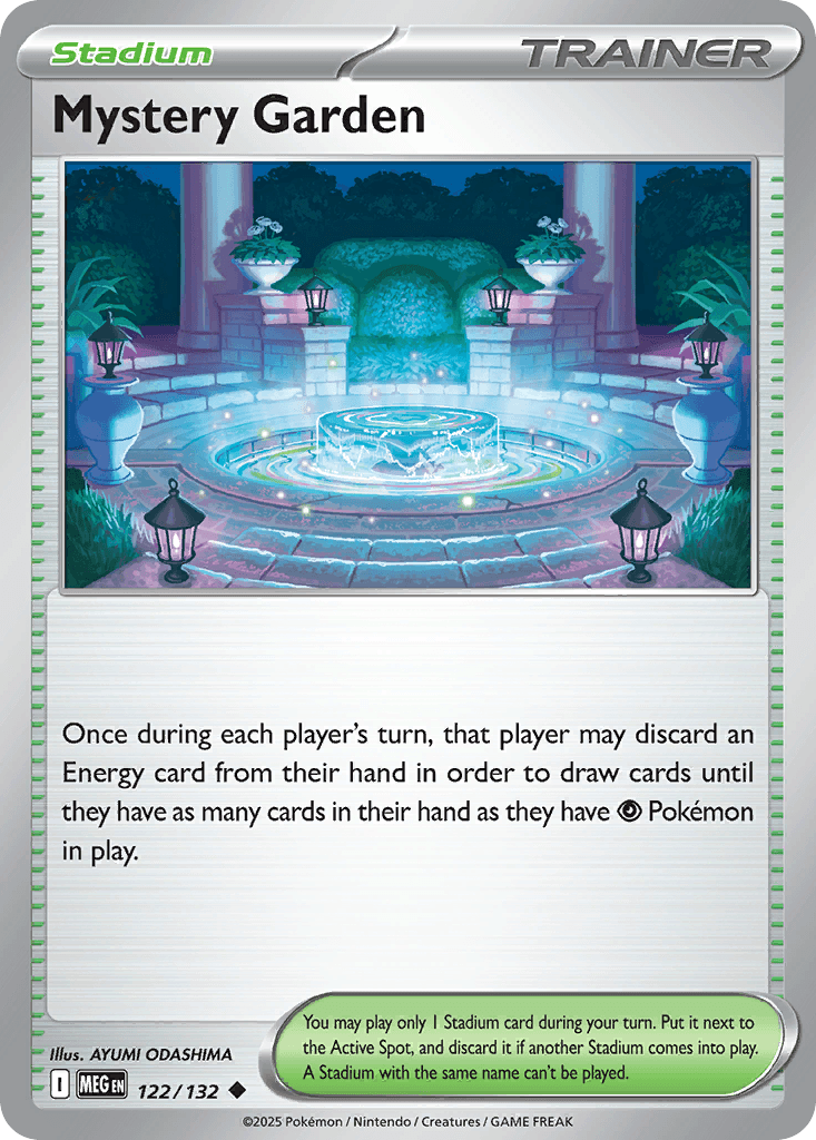 Mystery Garden Mega Evolution card
