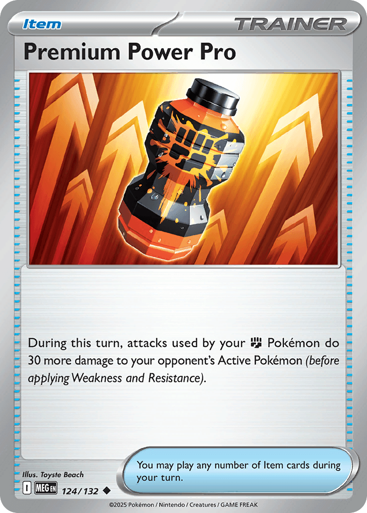 Premium Power Pro Mega Evolution card