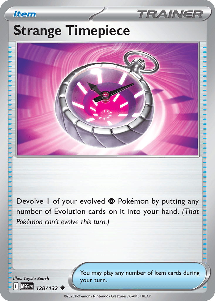 Strange Timepiece Mega Evolution card