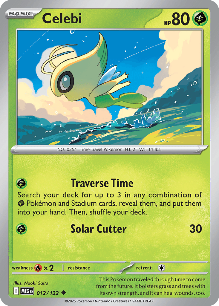 Celebi Mega Evolution card