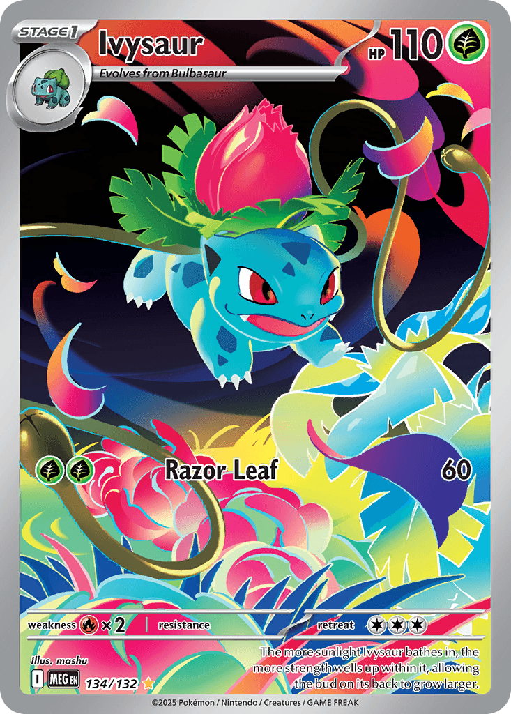 Ivysaur Mega Evolution card