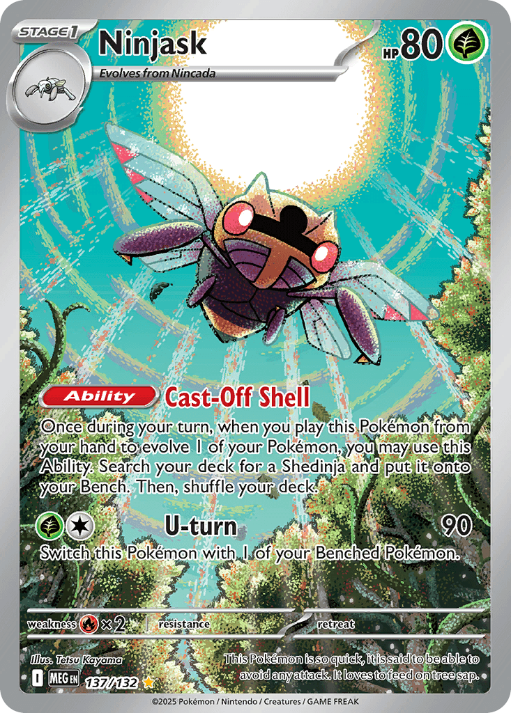 Ninjask 寶可夢 card