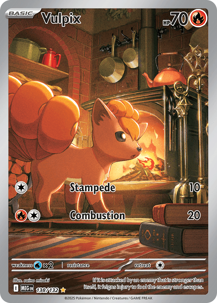 Vulpix Mega Evolution card