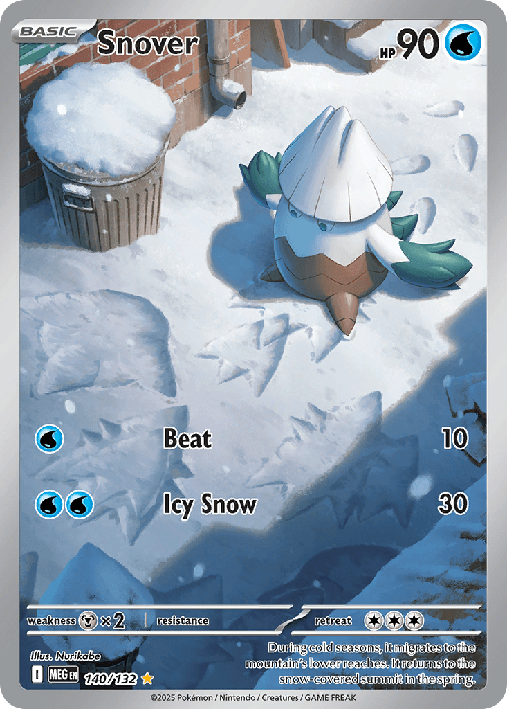Snover Mega Evolution card