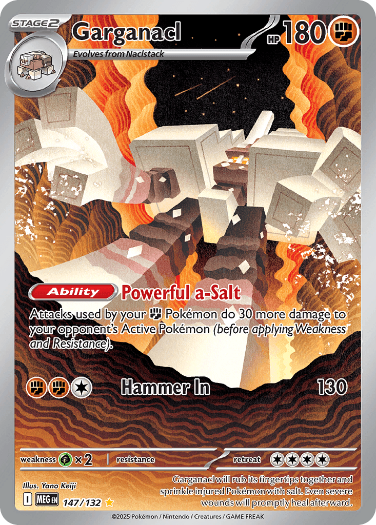 Garganacl Mega Evolution card