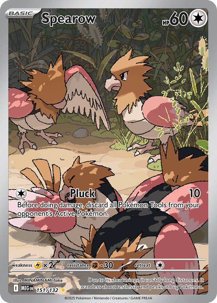 Spearow 寶可夢 card