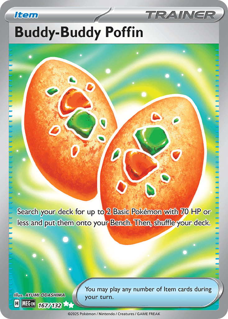 Buddy-Buddy Poffin Mega Evolution card