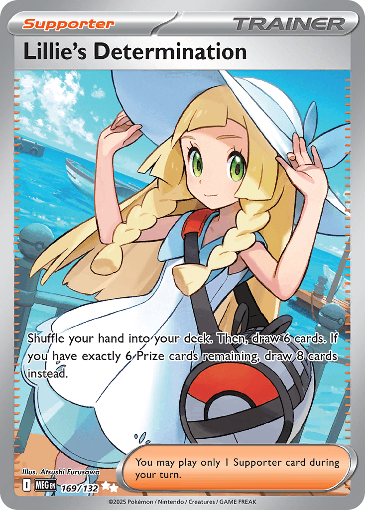 Lillie's Determination Mega Evolution card