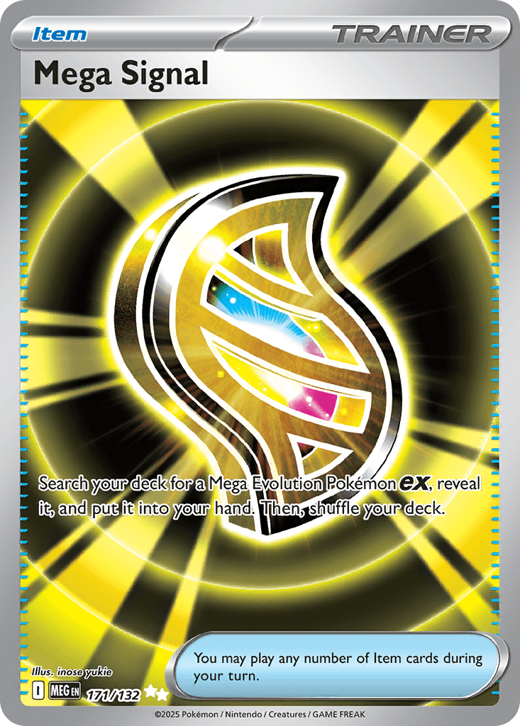 Mega Signal Mega Evolution card